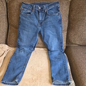Mens Levi's Blue Denim Jeans with Tan Label